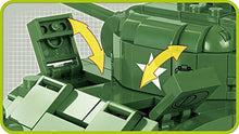 Carica l&#39;immagine nel visualizzatore di Gallery, Cobi-2464 Small Army Carro Armato M4A1 Sherman 420 Pezzi, Colore Verde, 2464