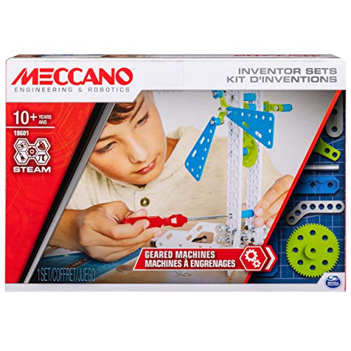 Meccano Inventor Set Creazioni con Ingranaggi, Kit di Costruzione S.T.E.A.M.... - Ilgrandebazar