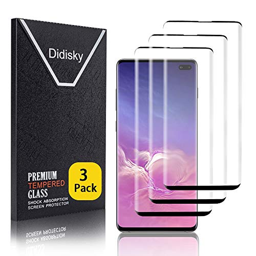Didisky 3D Vetro Temperato per Samsung Galaxy S10 Plus, [3 Pezzi] Pellicola... - Ilgrandebazar