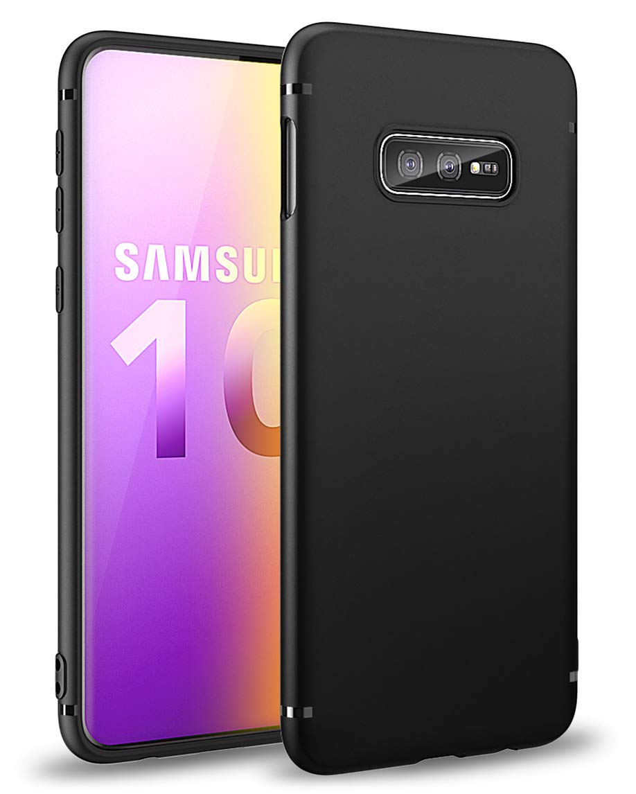 BENNALD Cover Samsung Galaxy S10e Custodia in TPU Opaco, Morbido Nero - Ilgrandebazar