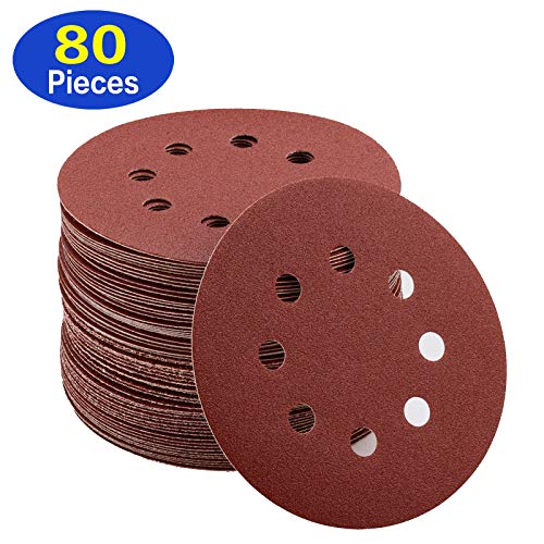 80 pezzi dischi abrasivi Ø 125 mm assortimento: grana da 10 X... - Ilgrandebazar