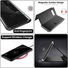 Carica l&#39;immagine nel visualizzatore di Gallery, Custodia per Samsung Galaxy S8 Cover PU Custodie in Pelle con Funzione Nero - Ilgrandebazar