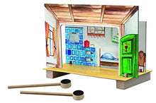 Carica l&#39;immagine nel visualizzatore di Gallery, Detoa, Teatrino di Cappuccetto Rosso con personaggi magnetici, Verde (grün) - Ilgrandebazar