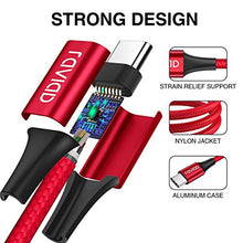 Carica l'immagine nel visualizzatore di Gallery, RAVIAD Cavo USB [3Pezzi, 1m 2m 3m] Nylon Type C di Ricarica 3Pezzi - Ilgrandebazar