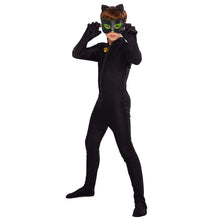 Carica l&#39;immagine nel visualizzatore di Gallery, URAQT Costume Cat Noir, Ladybug Noir Classic per M, M 4-6 Anni - Ilgrandebazar