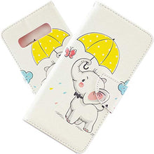 Carica l&#39;immagine nel visualizzatore di Gallery, COTDINFOR Galaxy S10 Plus Protezione Custodia for Girls Cute BF: Red Unicorn