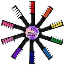 Carica l&#39;immagine nel visualizzatore di Gallery, 10 colori Capelli gesso pettine, Kalolary capelli temporanea colore... - Ilgrandebazar