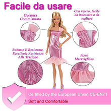 Carica l&#39;immagine nel visualizzatore di Gallery, Miunana 22 Pezzi = 12 PCS Abiti Vestiti Alla Moda Fashion + 10 Multicolore - Ilgrandebazar