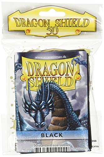 Dragon Shield- FBA_AT-10202 Bustine per Carte, Colore Black, 1 - Ilgrandebazar