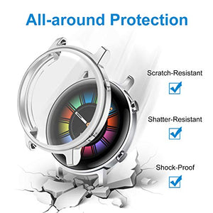CAVN Pellicola Protettiva Compatibile con Huawei Watch GT 2 Argento & Rosa
