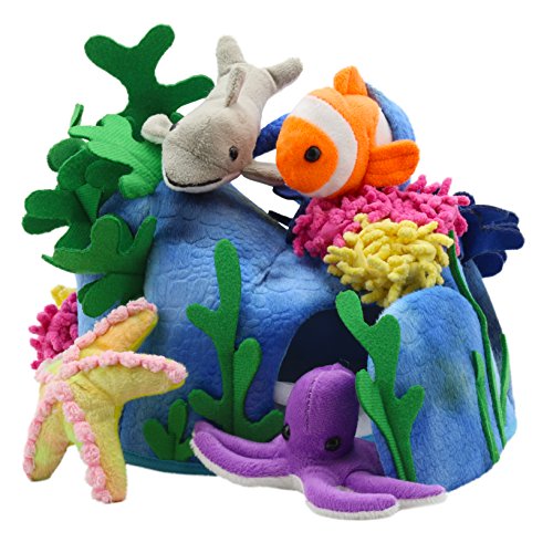 The Puppet Company Hide-Away Puppets sotto Il Mare Finger Set - Ilgrandebazar