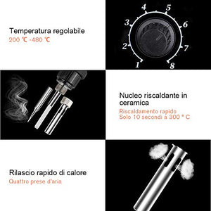 Vastar Stazione Saldante, 60W di Saldatura con Regolazione di... - Ilgrandebazar