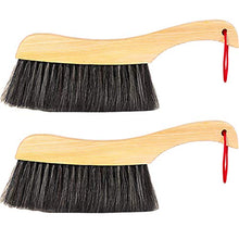 Carica l'immagine nel visualizzatore di Gallery, Morbida spazzola -2pcs manico in legno hotel famiglia vestiti polvere...