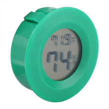 Carica l&#39;immagine nel visualizzatore di Gallery, Mini termometro Forma Rotonda di Temperatura LCD Digitale Monitor Green - Ilgrandebazar