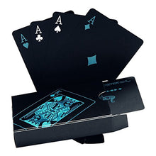 Carica l&#39;immagine nel visualizzatore di Gallery, Impermeabile nero carte da poker gioco professionali di Hot