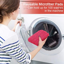 Carica l&#39;immagine nel visualizzatore di Gallery, Tencoz Lavapavimenti a Spruzzo, Spray Mop Mocio con 3 Panni in 1.7, Rosso
