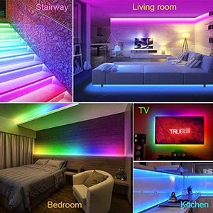 LED TV Retroilluminazione, Striscia RGB alimentata USB per 4pcs x 50cm