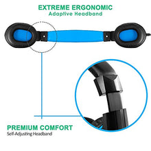 Carica l&#39;immagine nel visualizzatore di Gallery, Gaming Headset,DLAND 3.5mm hanno fissato PC stereo di gioco fascia Nero e blu
