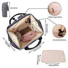 Carica l&#39;immagine nel visualizzatore di Gallery, Umitive Zaino Mamma, Multifunzione Neonato Borsa con USB per Viaggio, Grande... - Ilgrandebazar