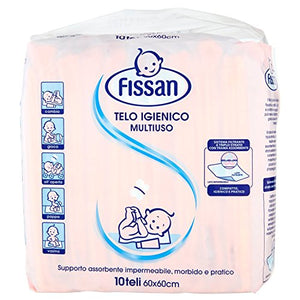 FISSAN BABY Telo igienico MEGAPACK 80 Teli (8 confezioni da 10 teli)