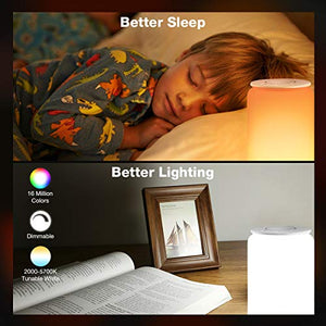 LE Lampada da Comodino Intelligente WiFi, Compatibile con Alexa e Google... - Ilgrandebazar