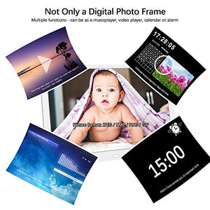 UrChoiceLtd Cornice per foto digitali 10.1 pollici 1920x1080 FHD IPS bianca