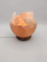 Carica l&#39;immagine nel visualizzatore di Gallery, Lampada in Sale dell&#39;Himalaya a forma di Braciere. - Ilgrandebazar