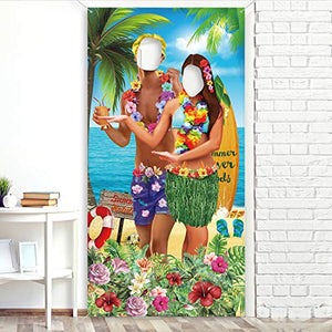 Hawaiian Aloha Decorazioni per Feste Coppia di Foto Luau Prop, Tessuto...