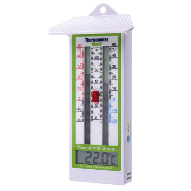Termometro digitale massimo-minimo per serra, giardino, al chiuso o... - Ilgrandebazar