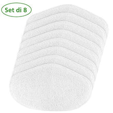 Carica l&#39;immagine nel visualizzatore di Gallery, Funnytime Kit 8 Panni Lavabili per Polti Vaporetto PAEU0332, Polit-8 Pack - Ilgrandebazar