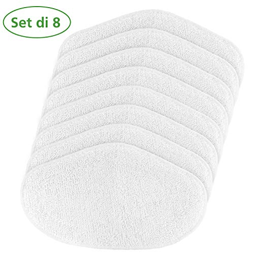 Funnytime Kit 8 Panni Lavabili per Polti Vaporetto PAEU0332, Polit-8 Pack - Ilgrandebazar