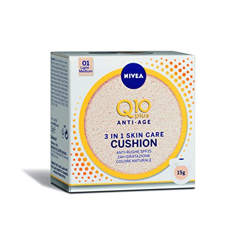Nivea Q10 Plus Anti-Age 3 in 1 Skin Care Cushion Light - Medium - Ilgrandebazar