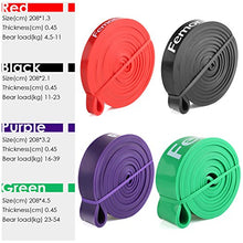 Carica l&#39;immagine nel visualizzatore di Gallery, FEMOR Elastici Fitness 2080mm, Set da 4, Resistenza...