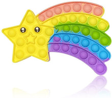 Carica l'immagine nel visualizzatore di Gallery, PIANETA Pop it Push it Fidget Toy, Pop Bubble, Gioco Antistress a fine Tensione Giocattolo sensoriale L'autismo allevia l'ansia. per Bambini e Adulti (Star)