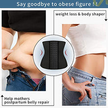 Carica l&#39;immagine nel visualizzatore di Gallery, YIANNA Donna Corsetto Stringivita Modellante Dimagrante Waist Trainer M, Nero - Ilgrandebazar