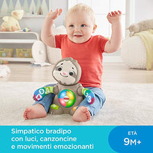 Carica l&#39;immagine nel visualizzatore di Gallery, Fisher-Price- Parlamici Baby Bradipo Giocattolo Educativo con Luci,...