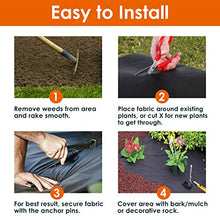 Carica l&#39;immagine nel visualizzatore di Gallery, FIXKIT Tessuto Non Anti Erbacce, 2m x 10m, Peso 100 g/m² Telo 2×10m