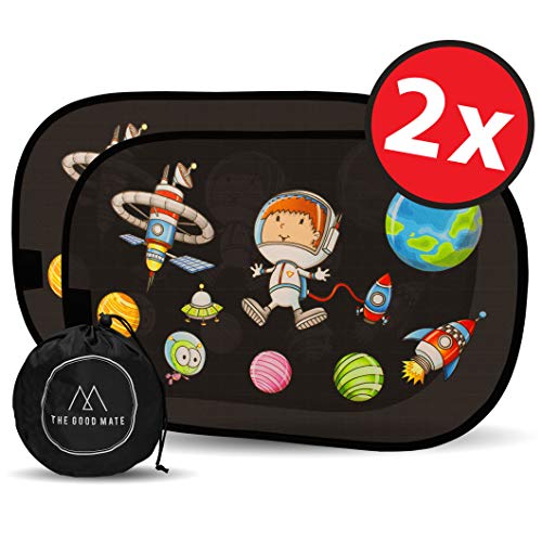 The Good Mate 2x Tendine parasole auto bambini Premium 48x31cm, Statiche... - Ilgrandebazar