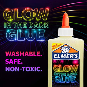 La colla Glow-in-The-Dark di Elmer lavabile, colori assortiti, 5 once... - Ilgrandebazar