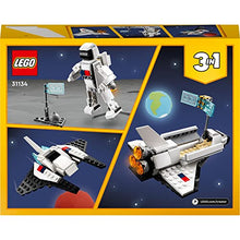 Carica l&#39;immagine nel visualizzatore di Gallery, LEGO 31134 Creator Space Shuttle, Set 3 in1 con Astronauta e Astronave Giocattolo, Giochi per Bambini e Bambine dai 6 Anni in su, Idea Regalo Creativa