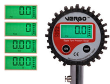 Carica l&#39;immagine nel visualizzatore di Gallery, VERGO Manometro Pressione Digitale per Pneumatici Tubo Flessibile Rinforzato...