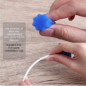Grinigh 90pcs Cotton Fioc Bastoncini Morbidissimi Oral Swap Care 90 Pezzi-blu - Ilgrandebazar