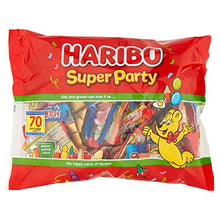 Carica l&#39;immagine nel visualizzatore di Gallery, Haribo Super Party Variety Sweets, 70 mini sacchetti