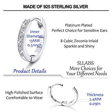 Carica l&#39;immagine nel visualizzatore di Gallery, Sllaiss Orecchini a Cerchio con Zirconi Piccoli per Donne a... - Ilgrandebazar