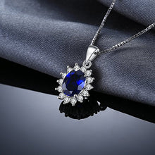 Carica l&#39;immagine nel visualizzatore di Gallery, JewelryPalace Donna Gioiello Principessa Diana William Kate Middleton Blu - Ilgrandebazar