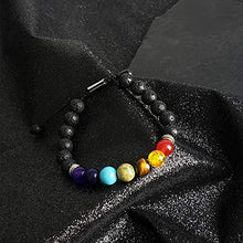 Carica l&#39;immagine nel visualizzatore di Gallery, 7 Cristalli Chakra Pietre Bracciale Uomo e Donna, Tibetano, Braccialetti Ckl1 - Ilgrandebazar