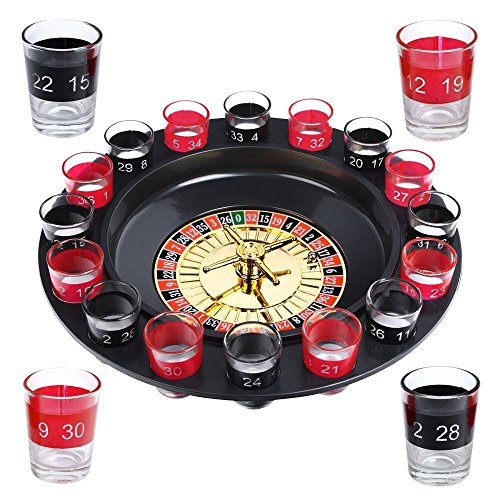 Schramm® Drinking Game Roulette incl. Confezione Regalo Party Drinking... - Ilgrandebazar
