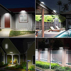 JESLED Luce Solare con 90 LED, Lampada da 1 Pack, 6000k(cool White)