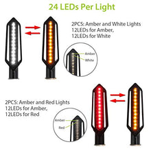 Carica l&#39;immagine nel visualizzatore di Gallery, LiNKFOR 4PZ 24 LED Indicatori di Direzione Modalità Fluente per Moto Luce... - Ilgrandebazar