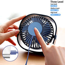 Carica l'immagine nel visualizzatore di Gallery, Ventilatore USB,Cshare Mini Portatile USB con 3 velocità...